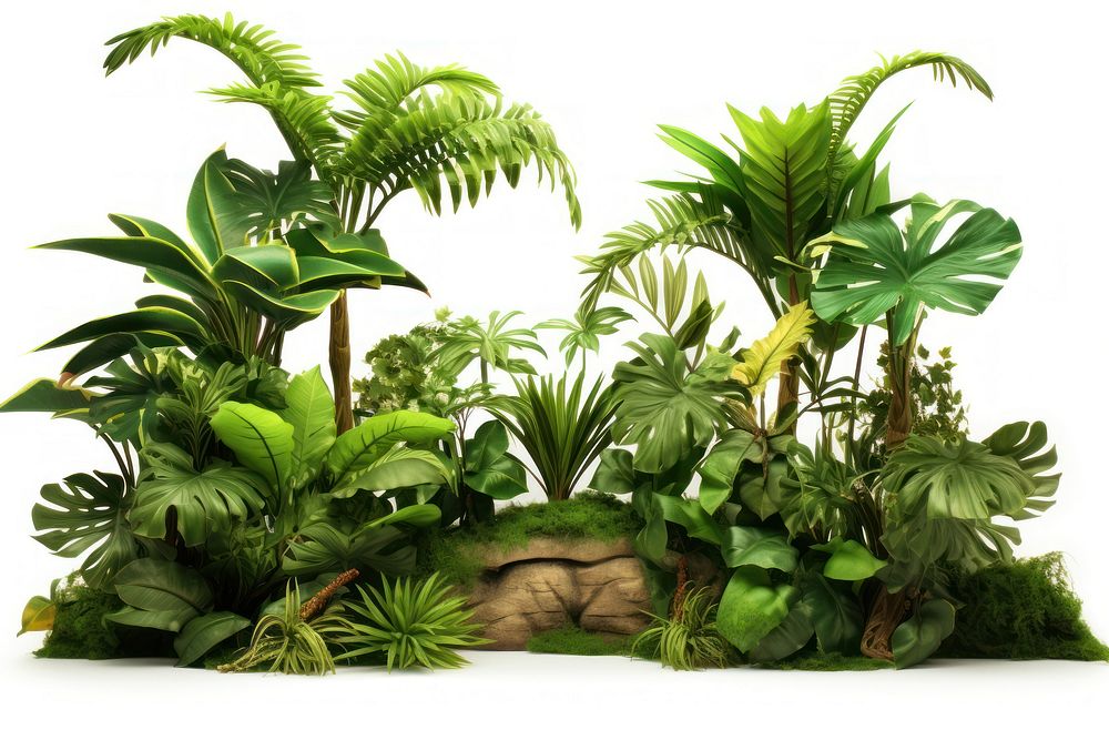 Jungle vegetation outdoors tropics. AI generated Image by rawpixel.
