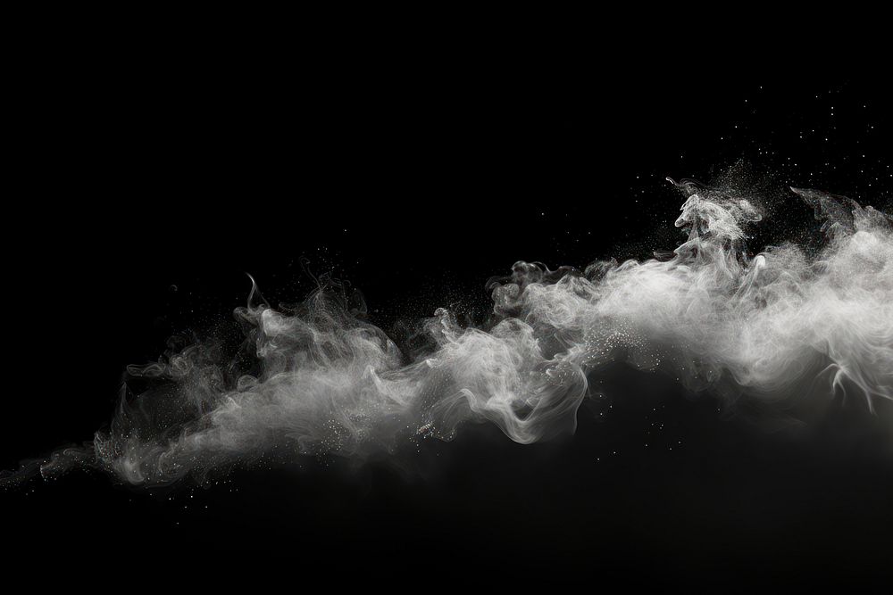 White simple mist spray particles backgrounds motion smoke. AI generated Image by rawpixel.