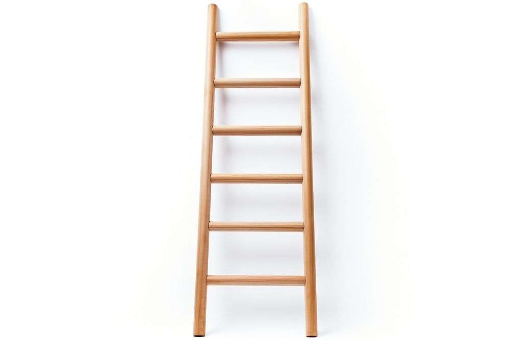 Wooden ladder architecture furniture staircase. AI generated Image by rawpixel.