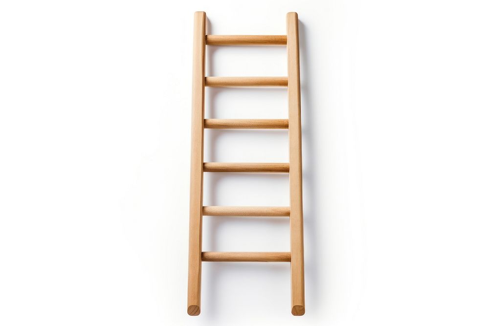 Wooden ladder simplicity staircase furniture. AI generated Image by rawpixel.