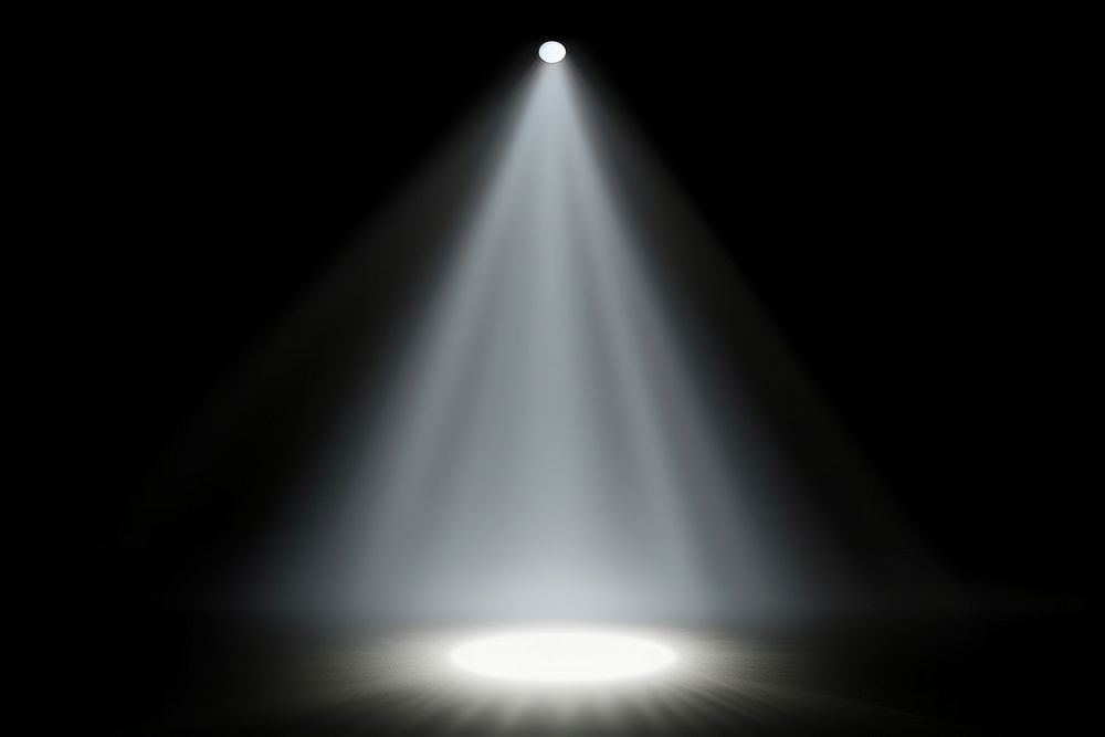 Stage spotlight effect, black background,  by rawpixel