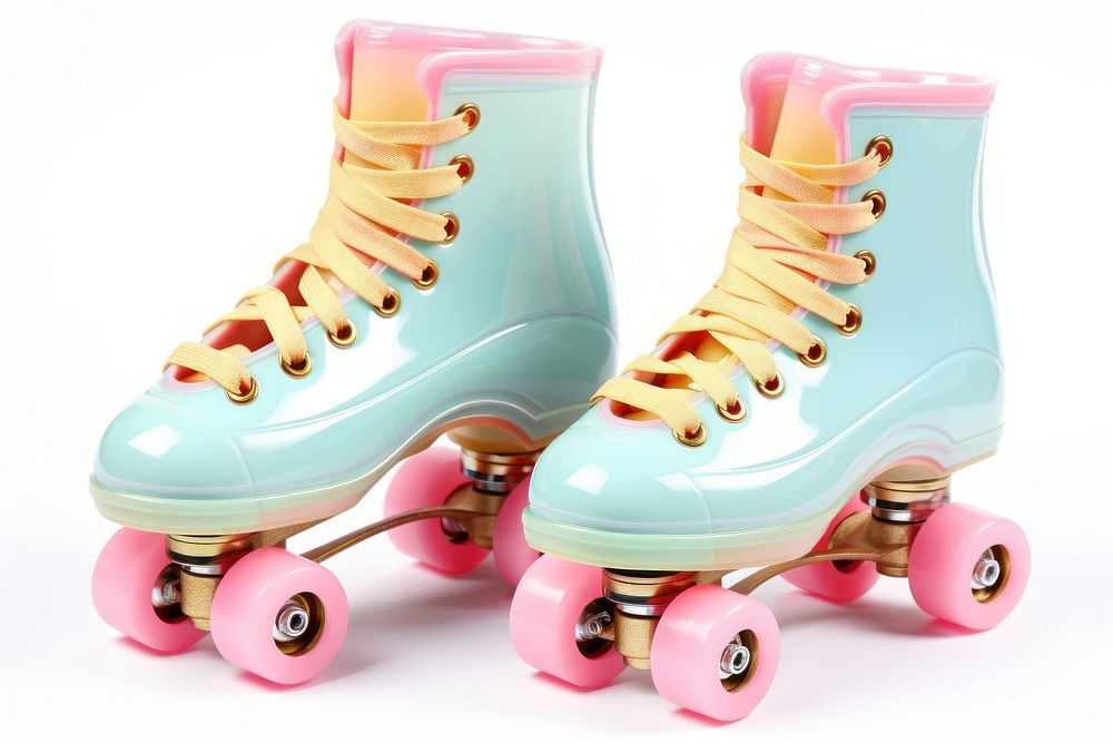 Quad roller skates skating sports pair. AI generated Image by rawpixel.