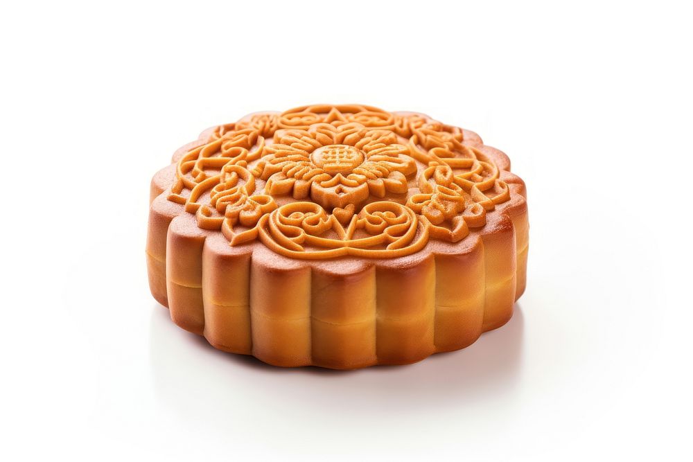Moon cake dessert icing food. AI generated Image by rawpixel.