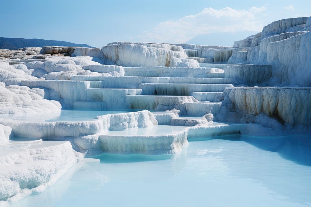 Landscape ice mountain outdoors. AI generated Image by rawpixel.