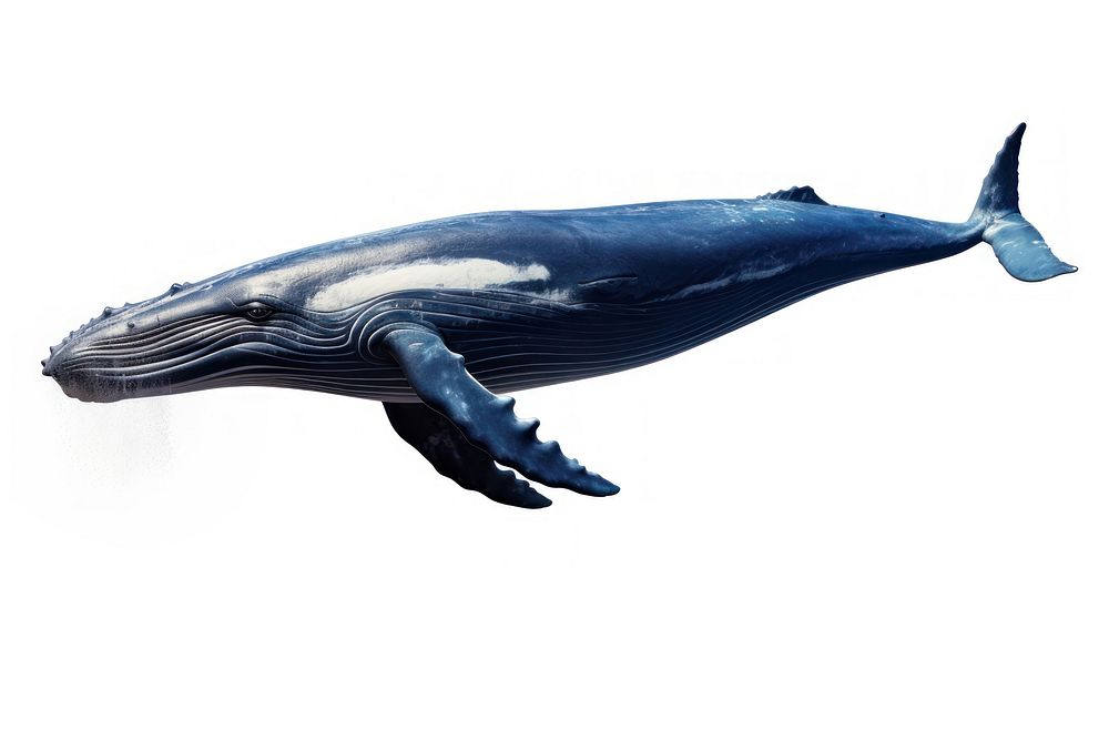 Blue whale animal mammal fish. AI generated Image by rawpixel.