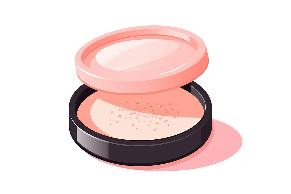 Cosmetics powder circle person. AI generated Image by rawpixel.