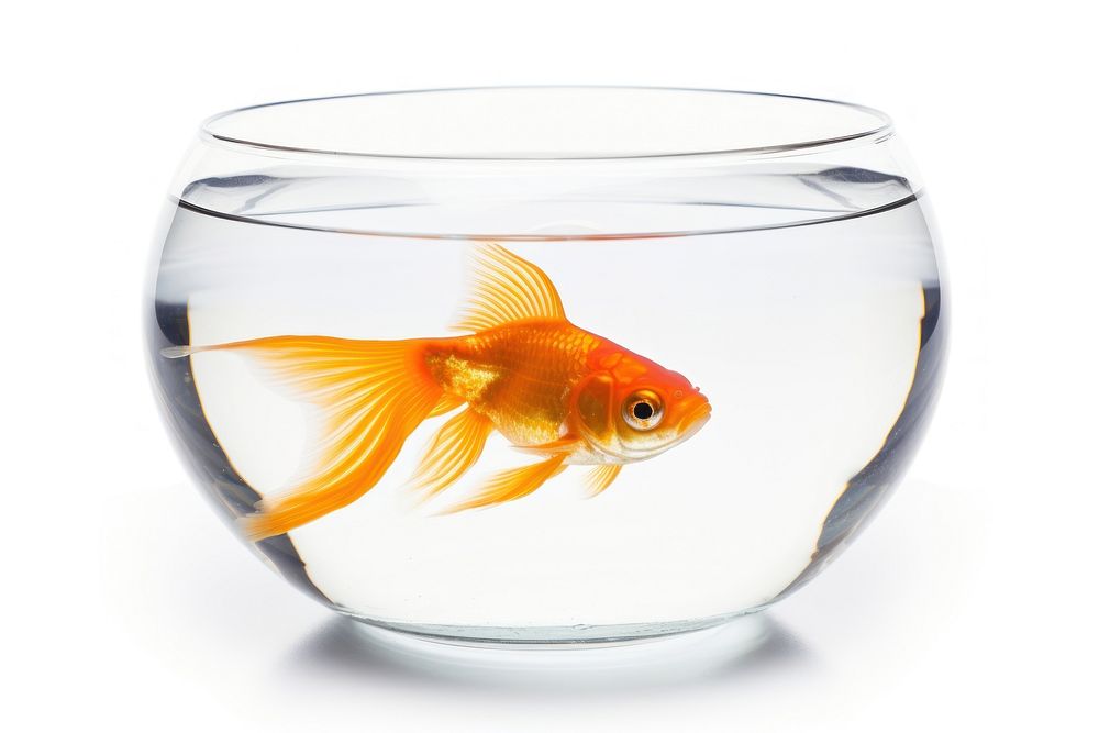 Gold fish goldfish animal transparent. AI generated Image by rawpixel.