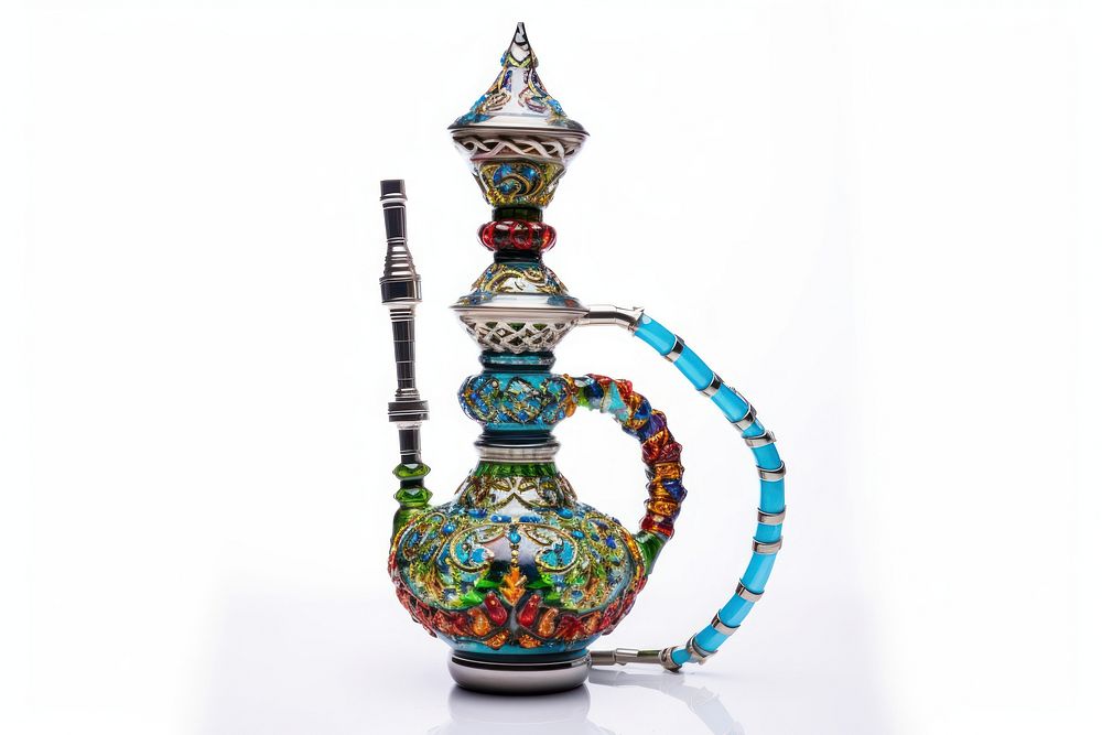 Hookah art white background architecture. AI generated Image by rawpixel.