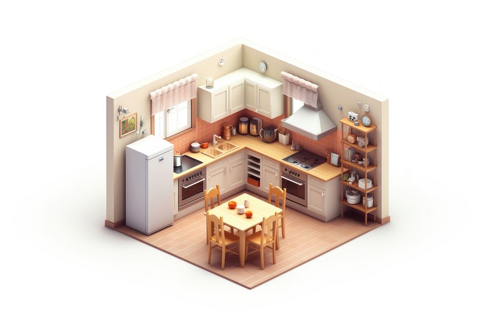 Architecture furniture building kitchen. AI generated Image by rawpixel.