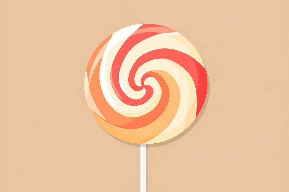 Swirl lollipop confectionery candy food. AI generated Image by rawpixel.