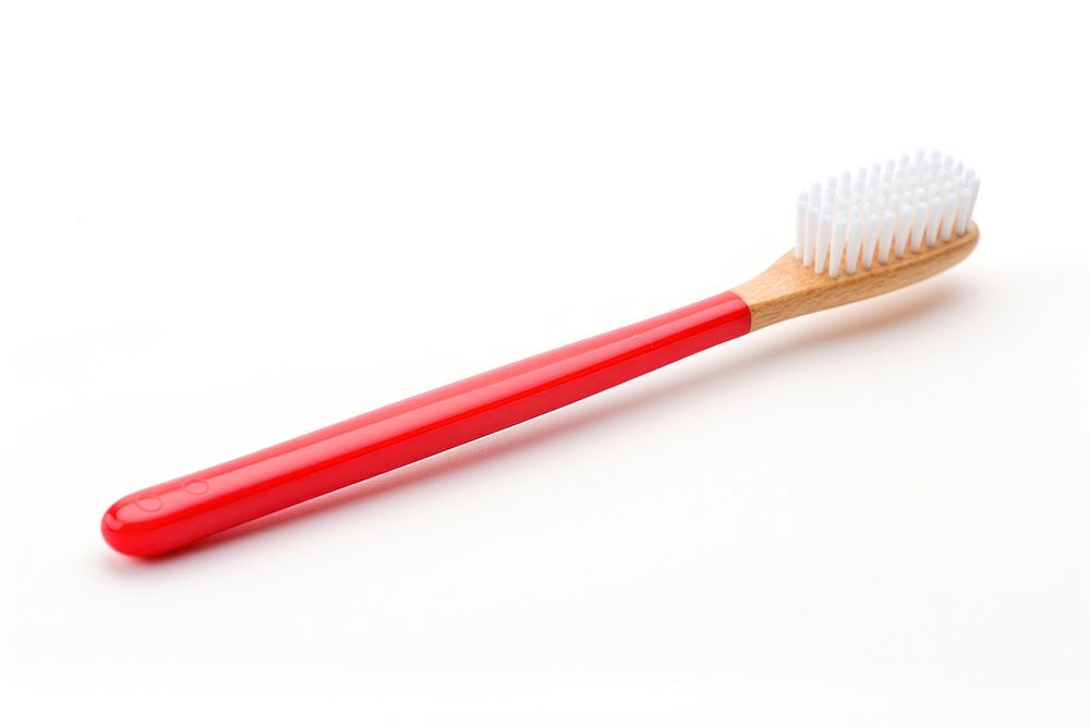 Toothbrush tool white background cleaning. AI generated Image by rawpixel.