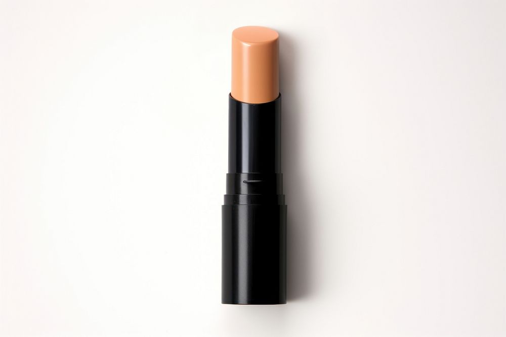 Concealer stick cosmetics lipstick white background. AI generated Image by rawpixel.