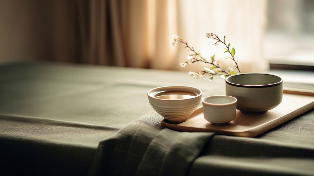 Japanese Tea Ceremony window flower bowl. 