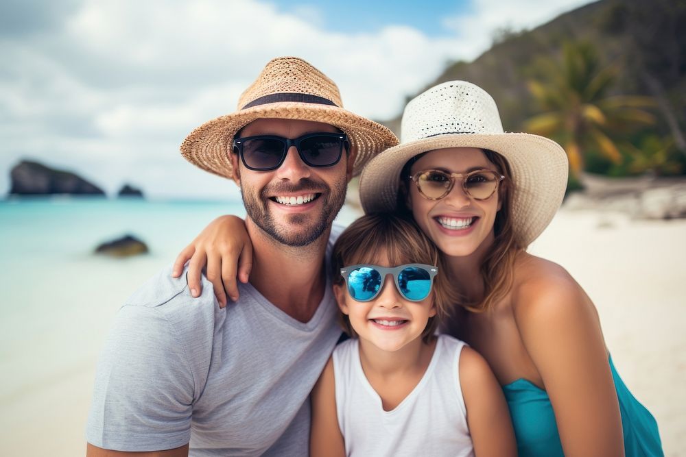 Sunglasses vacation portrait outdoors. AI generated Image by rawpixel.