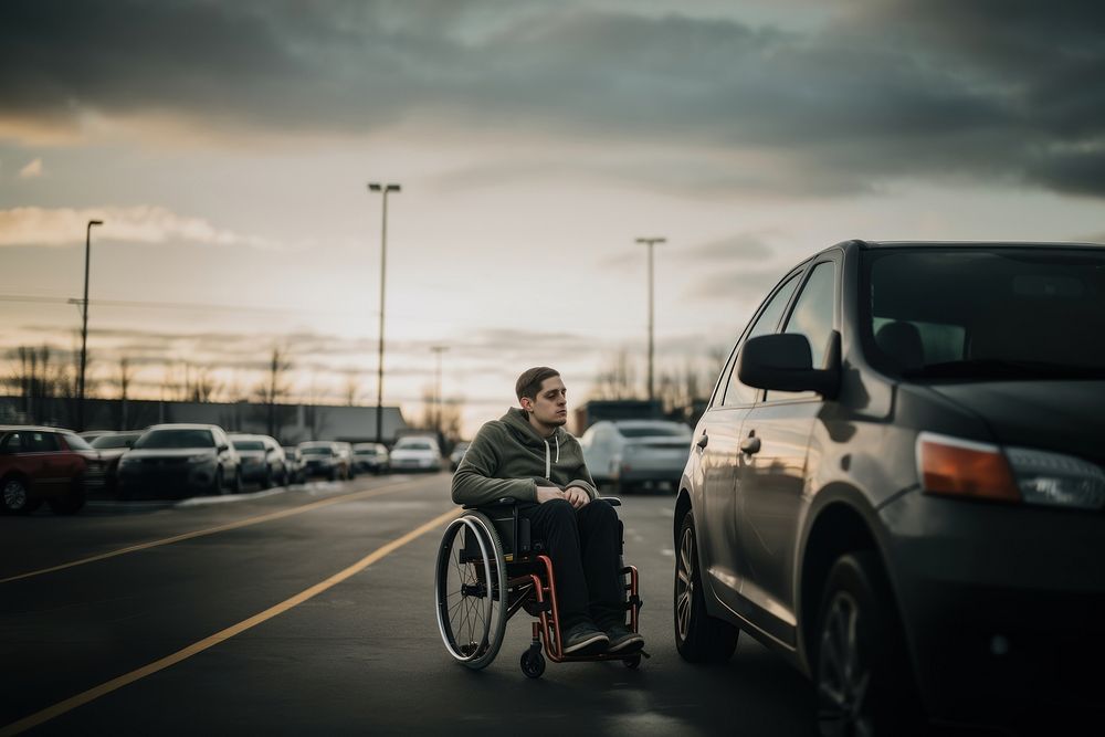 Wheel car wheelchair vehicle. 