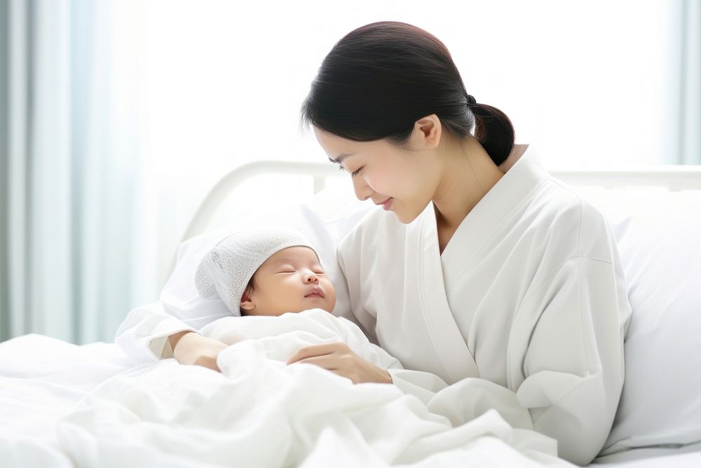Baby hospital blanket adult. AI generated Image by rawpixel.