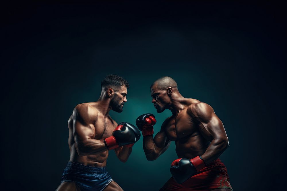 Punching boxing sports adult. AI generated Image by rawpixel.