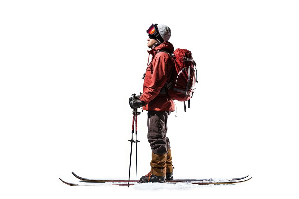 Skiier recreation footwear outdoors. AI generated Image by rawpixel.