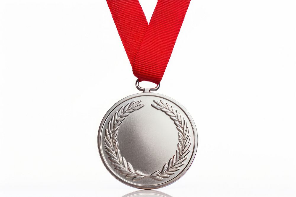 Silver sport medal jewelry pendant | Free Photo - rawpixel