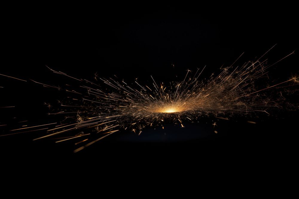 Some grinding sparks fireworks light night. AI generated Image by rawpixel.