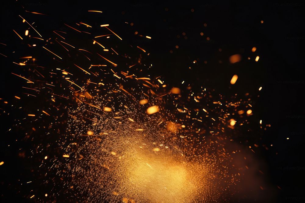 Sparks backgrounds fireworks light. AI generated Image by rawpixel.
