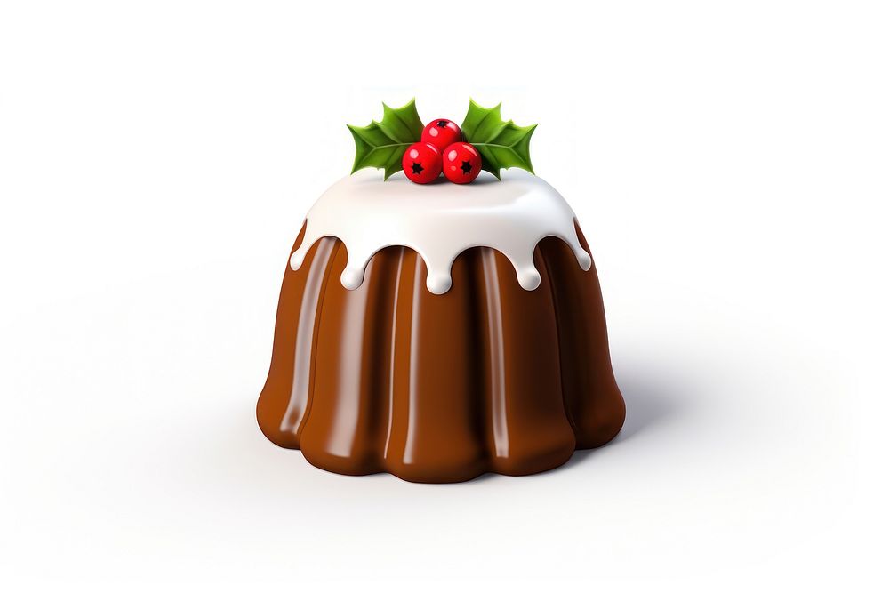 Traditional British Christmas Pudding christmas tradition dessert. AI generated Image by rawpixel.