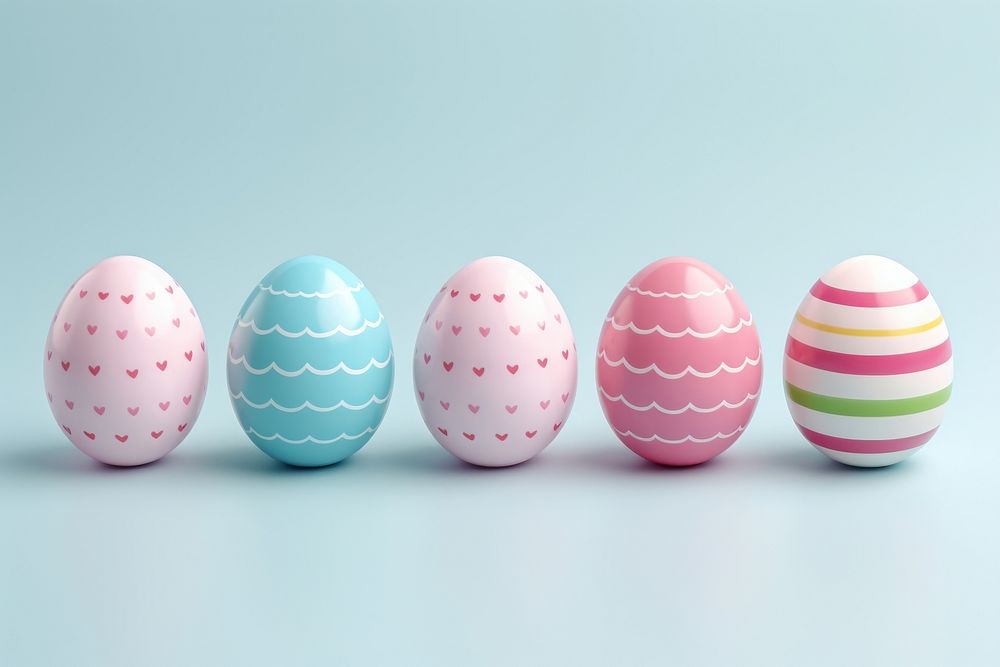 Easter eggs celebration decoration tradition. AI generated Image by rawpixel.