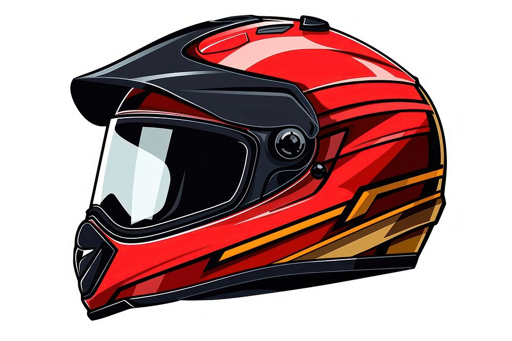 Helmet sport sports white background protection. AI generated Image by rawpixel.