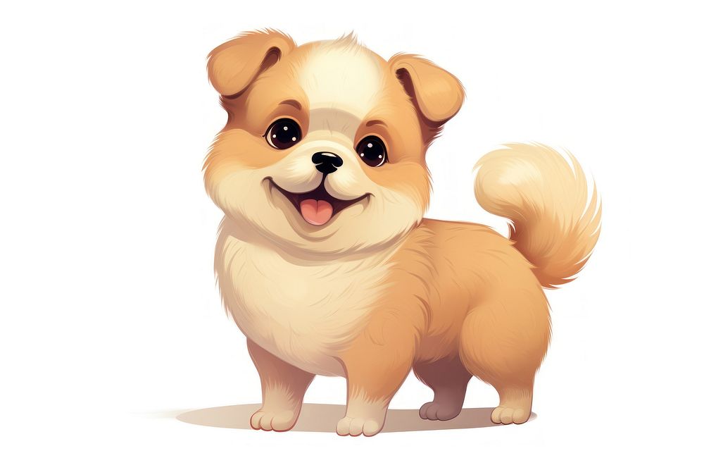 Cute animals cartoon mammal puppy. AI generated Image by rawpixel.