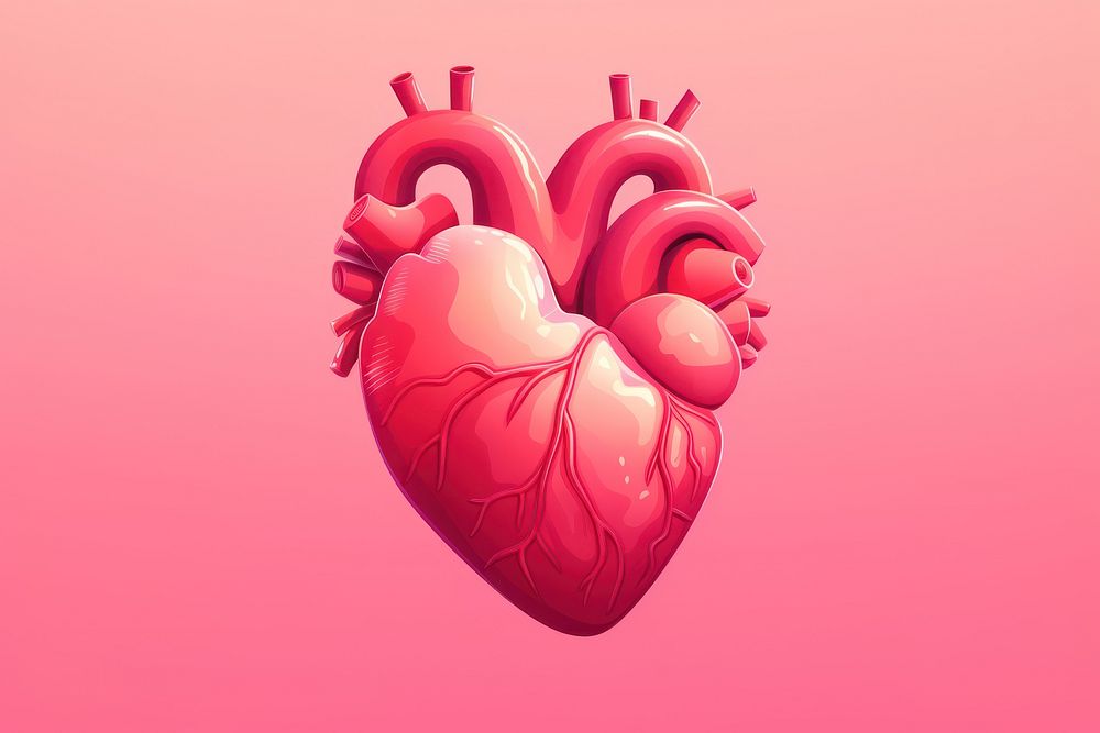 Heart pink pink background dynamite. AI generated Image by rawpixel.