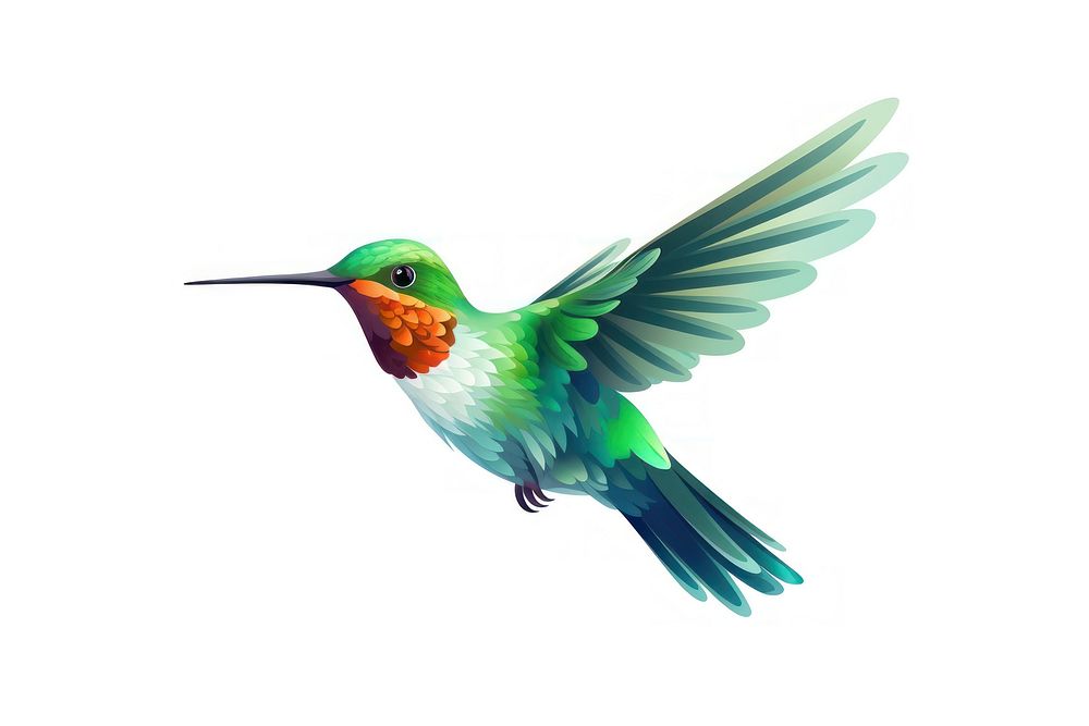 Hummingbird hummingbird cartoon animal. AI generated Image by rawpixel.