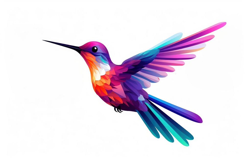 Hummingbird hummingbird animal flying. AI generated Image by rawpixel.