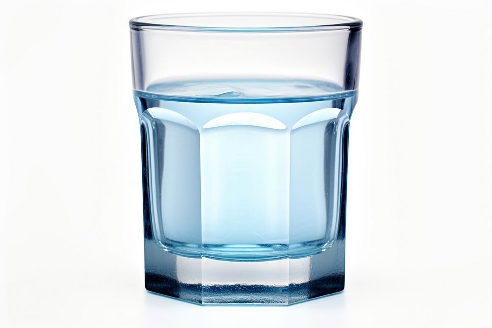 Glass vase white background refreshment. AI generated Image by rawpixel.