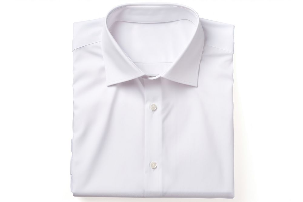Casual shirt white white background. AI generated Image by rawpixel.