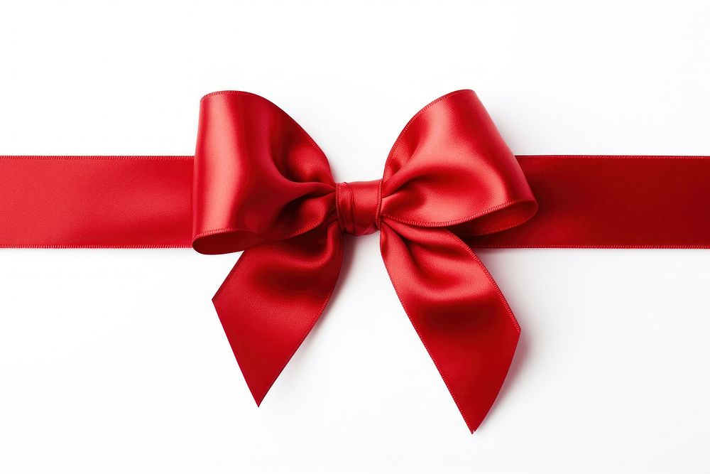 Present ribbon red celebration. 