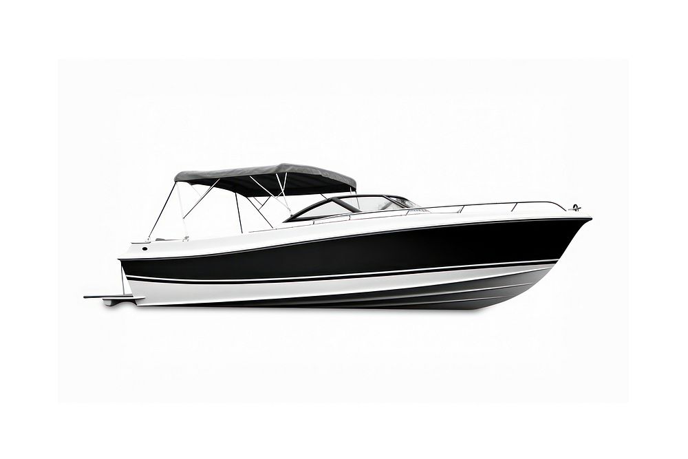 Boat vehicle yacht white background. AI generated Image by rawpixel.