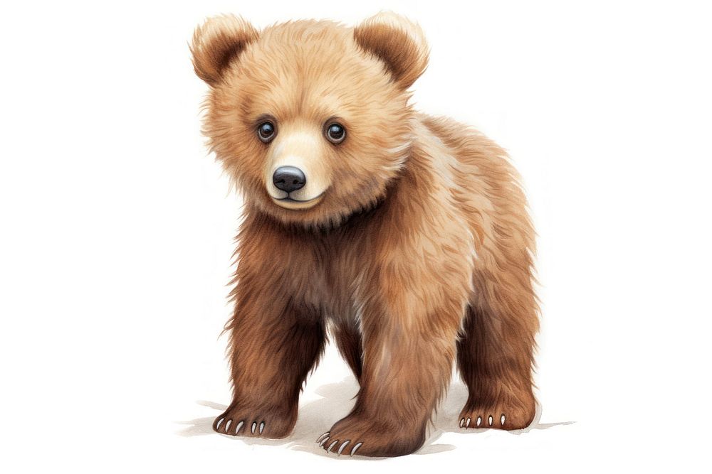 Cute animals bear cartoon mammal. AI generated Image by rawpixel.