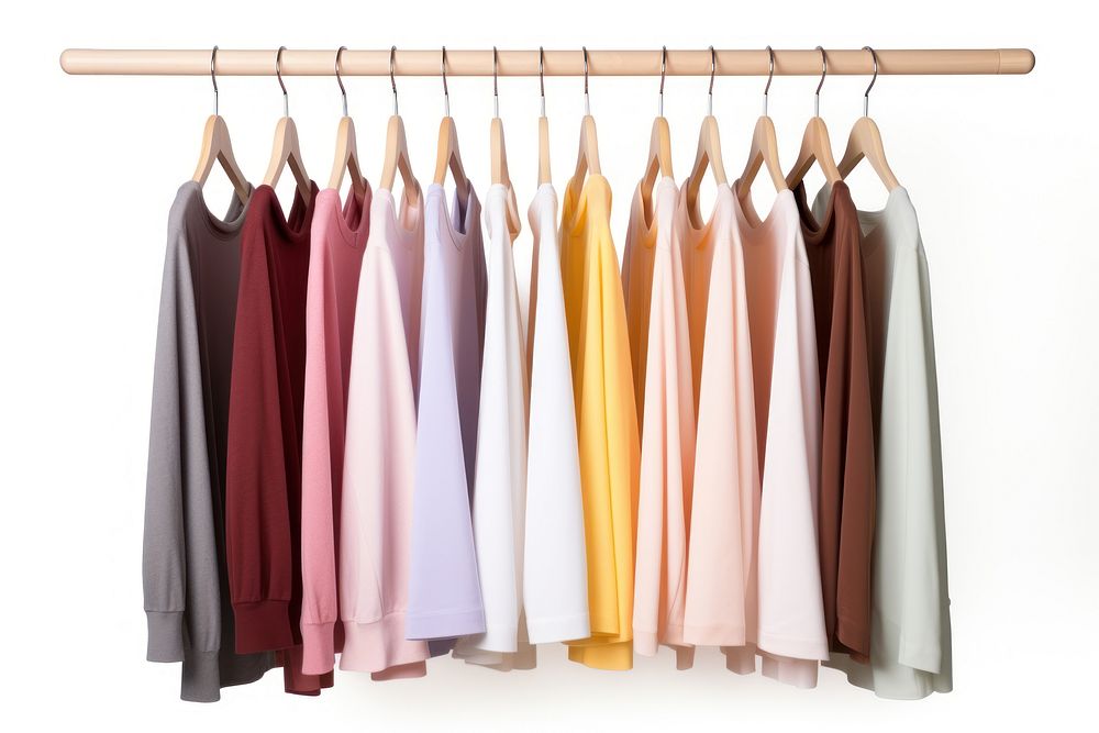 Fashion clothesline arrangement consumerism. AI generated Image by rawpixel.