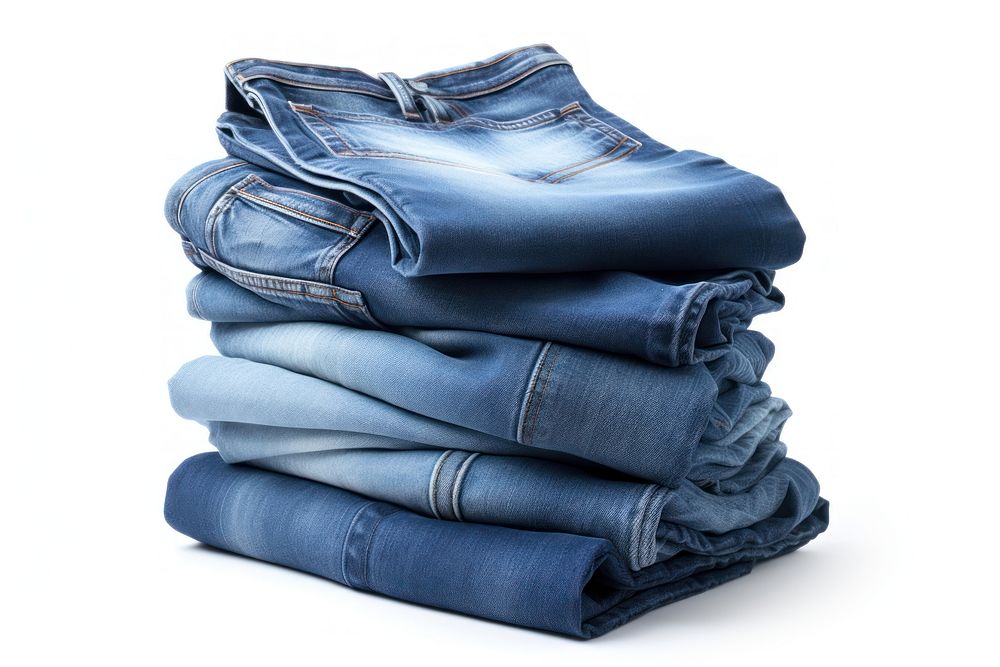 Long jeans clothing denim pants. 