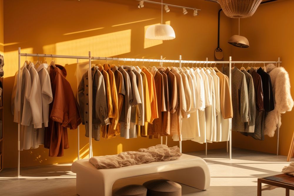 Outstore boutique closet room. AI generated Image by rawpixel.