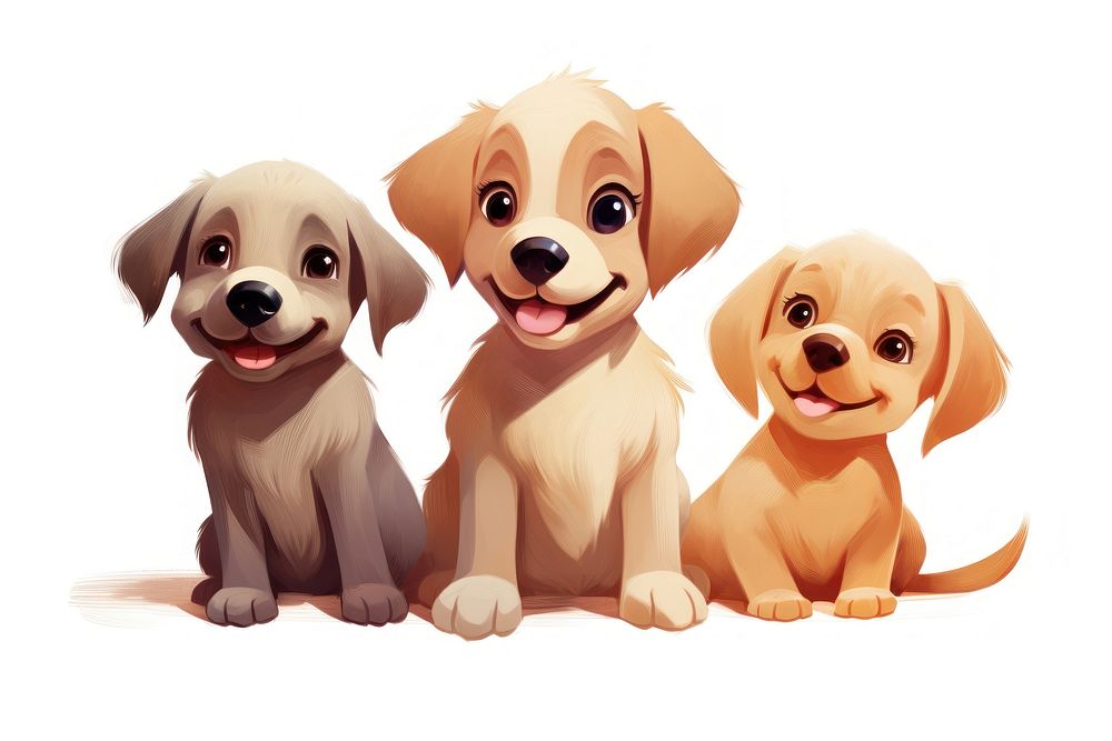 Cute animals dog mammal puppy. AI generated Image by rawpixel.
