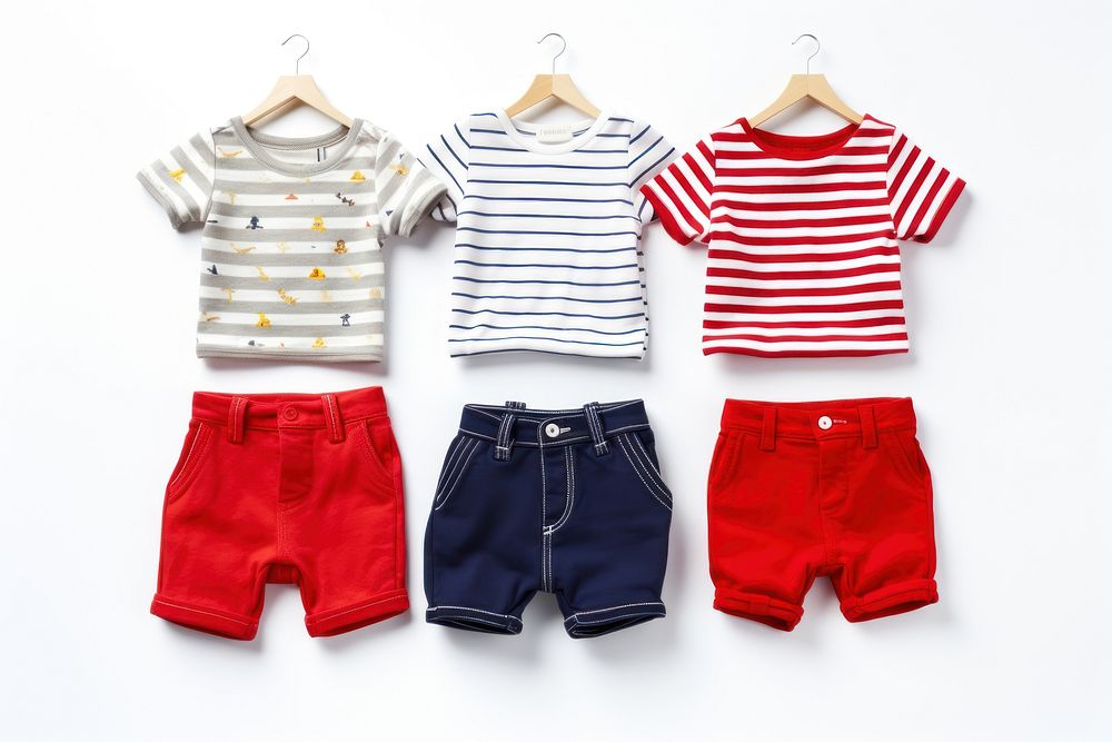 Kids clothes t-shirt fashion shorts. AI generated Image by rawpixel.