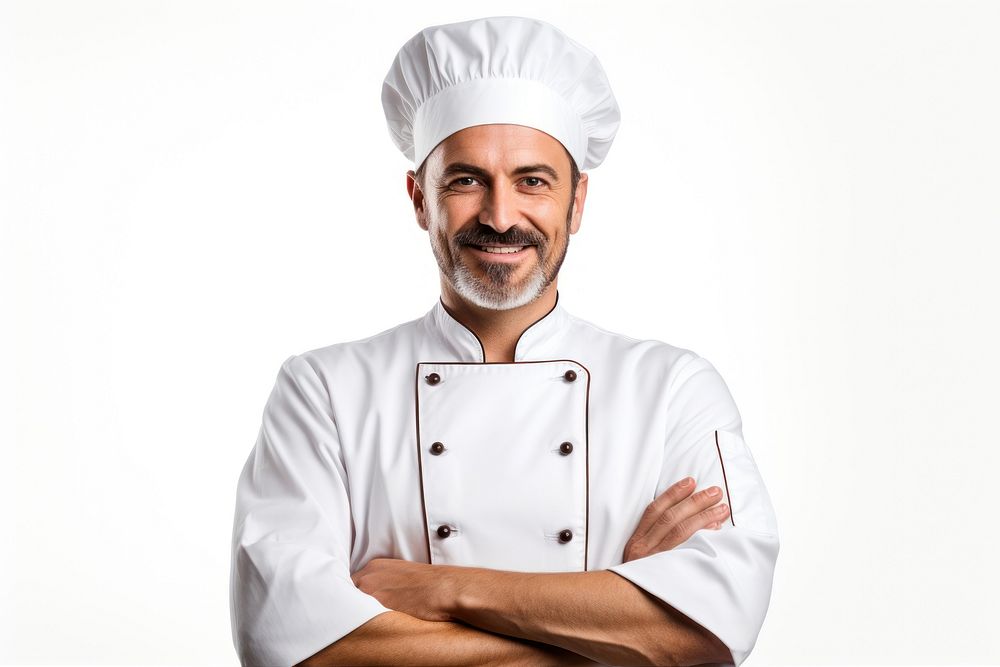 Chef adult smile man. AI generated Image by rawpixel.