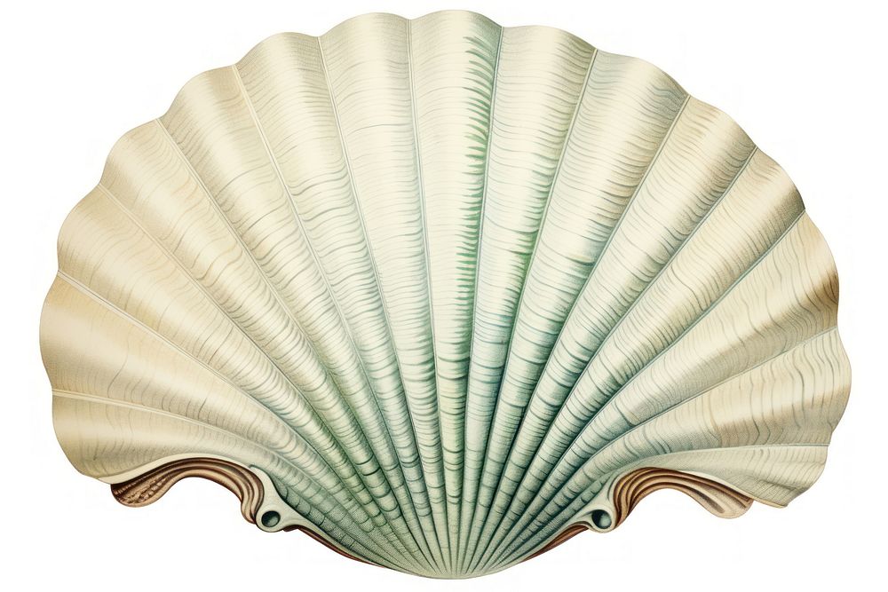 Mollusc Shell seashell pattern clam. AI generated Image by rawpixel.
