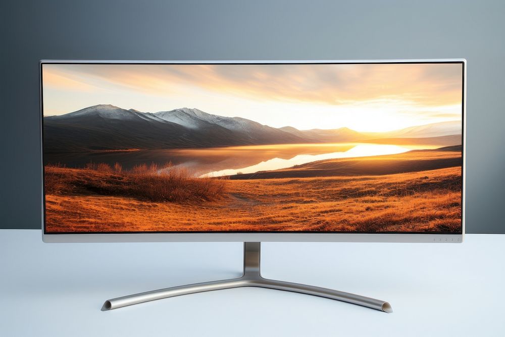 4k monitor television electronics technology. AI generated Image by rawpixel.