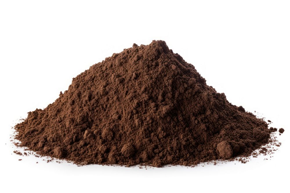 Soil powder plant white background. AI generated Image by rawpixel.