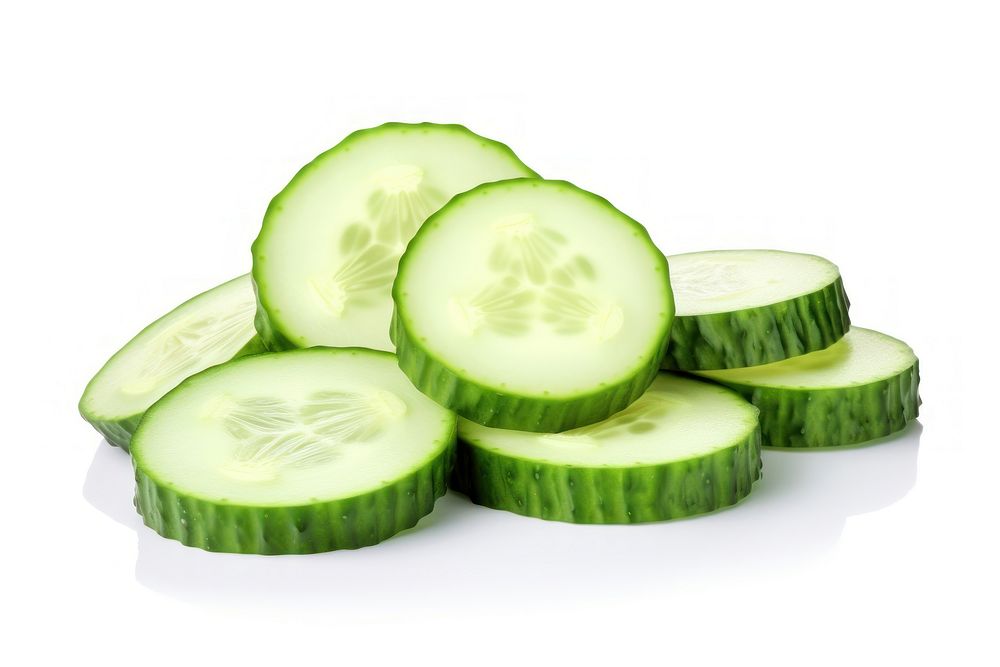 Cucumber vegetable slice plant. AI generated Image by rawpixel.
