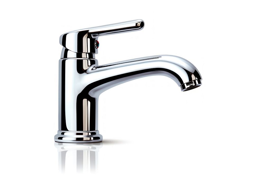 Faucet sink tap white background. AI generated Image by rawpixel.