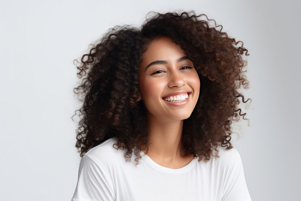 Smiling adult smile woman. AI generated Image by rawpixel.