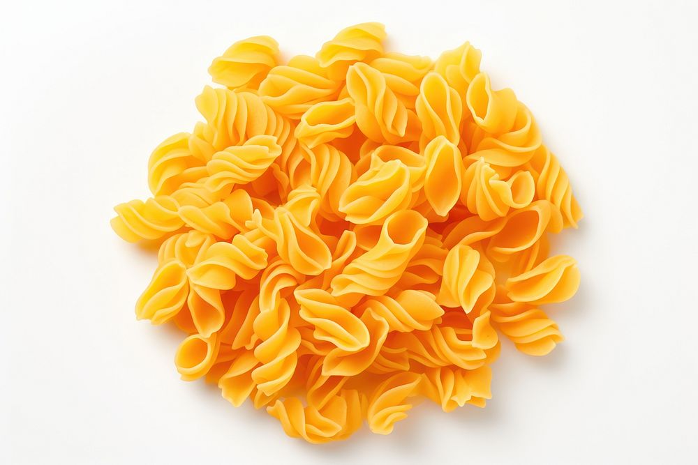 Pasta food white background fettuccine. AI generated Image by rawpixel.